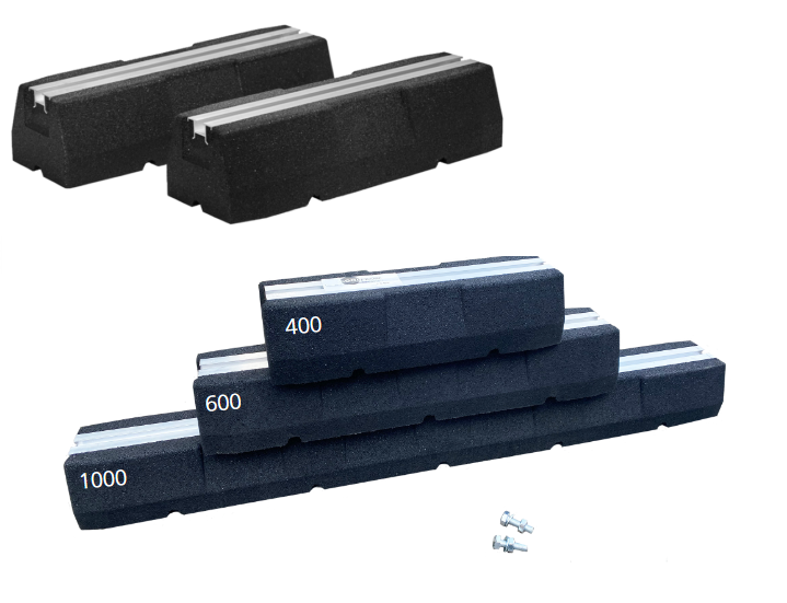 Coolair Bodenkonsolen aus Kautschuk inkl. Verschraubung