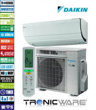 inkl. Montage, Daikin Inverter, Ururu Sarara, Wandgerät, FTXZ25N + RXZ25N 9000 BTU