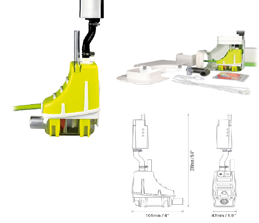 Aspen, Silent Mini Lime Kondenswasserpumpe