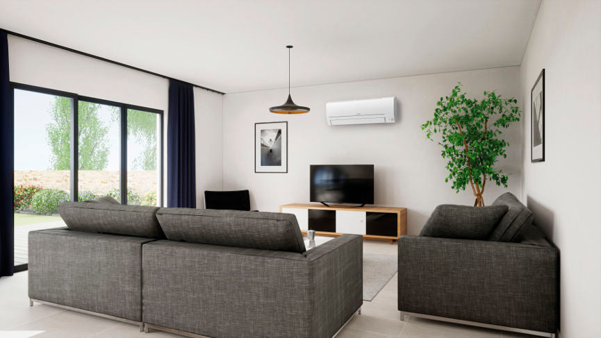 Mitsubishi Inverter, Basic, Wandgerät, MSZ-HR35 VFK + MUZ-HR35 VF E1  12000 BTU bis ca. 35m² inkl. WiFi