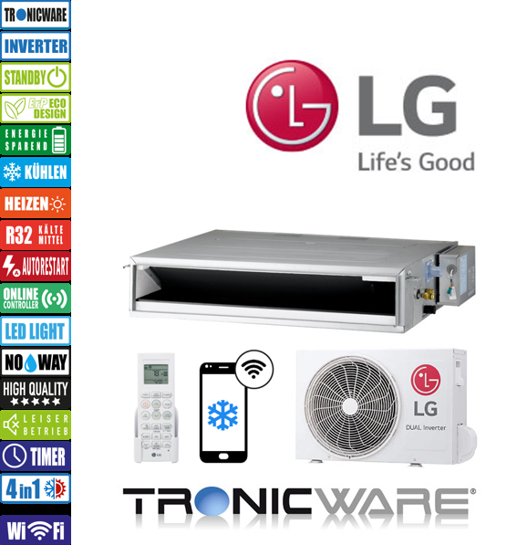 LG Inverter, nan, Kanaleinbaugeräte, CL24F N30 + UUB1 U20
